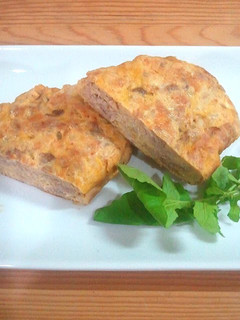 A picture of Omelet Piccata with Pork Offcuts.