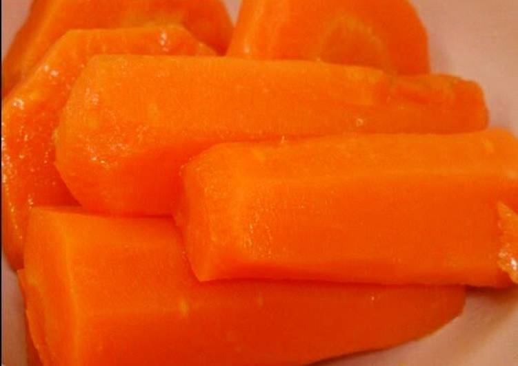 Easy Glazed Carrots! Just 3 Minutes in the Microwave