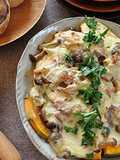 Kabocha Soy Milk Gratin (Dairy-free)