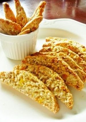 A picture of Coconut & Almond Okara Biscotti.