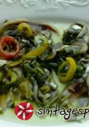 Φωτογραφία της συνταγής Γαύρος παστός με μυρωδικά