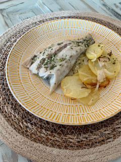 Una foto de Corvina al horno