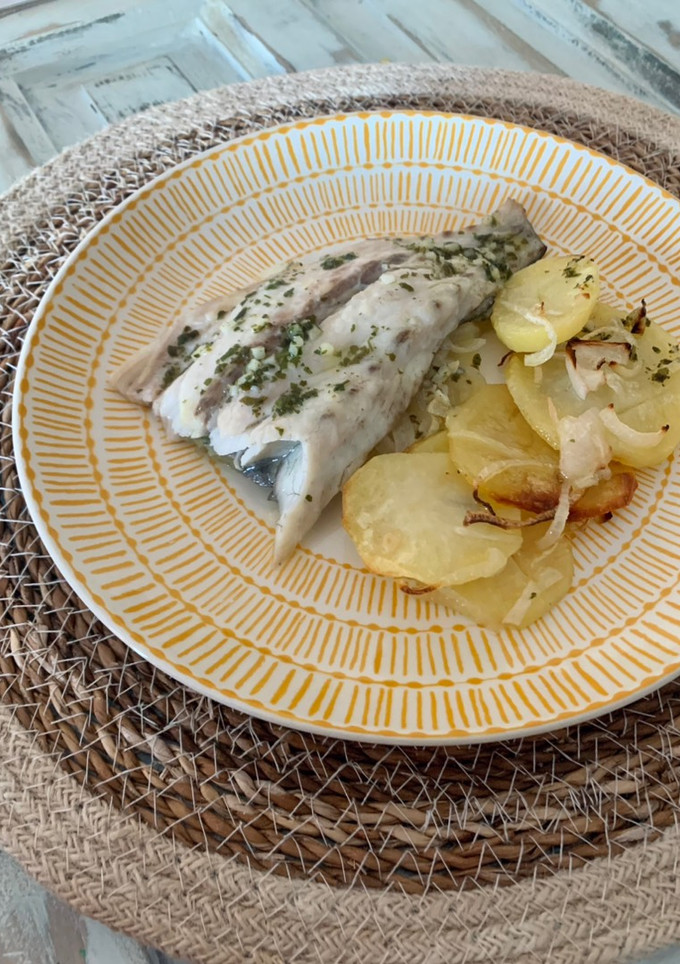 Una foto de Corvina al horno