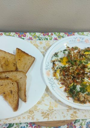 A picture of Afghani breakfast.