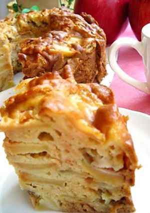 A picture of One Bowl Apple Cake.