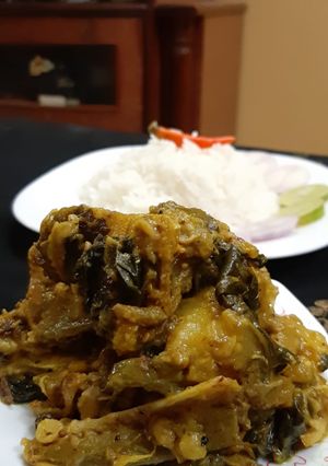 কুমড়ো পুঁইশাক (kumro puisak recipe in Bengali) রেসিপির প্রধান ছবি