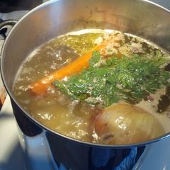 A picture of My Grandmothers Chicken Soup!.