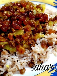 عکسی از دستور عدس پلو
