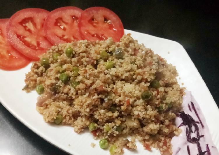 Recipe of Any-night-of-the-week Banyard millet pulao with pink raita