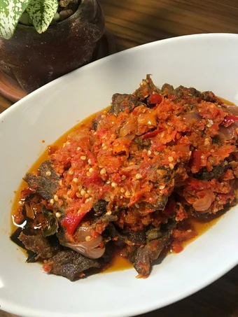 Langkah Gampang Membikin Resep Dendeng balado basah yang Bisa Manjain Lidah Anti Ribet, Uenak Banget