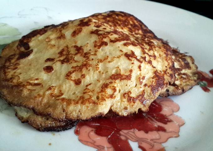 High protein banana pancakes