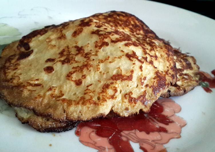 Step-by-Step Guide to Prepare Homemade High protein banana pancakes