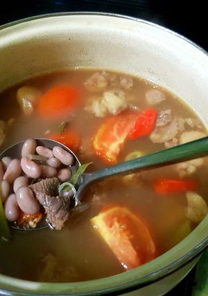 Foto resep Sayur kacang merah daging