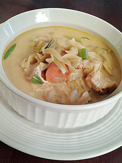 A picture of Creamy Chicken Noodle Soup.