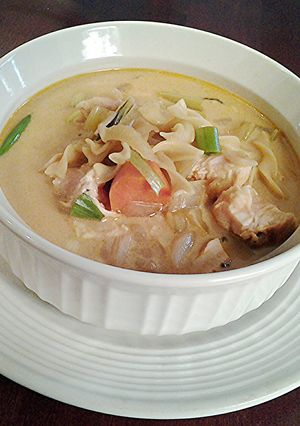 A picture of Creamy Chicken Noodle Soup.
