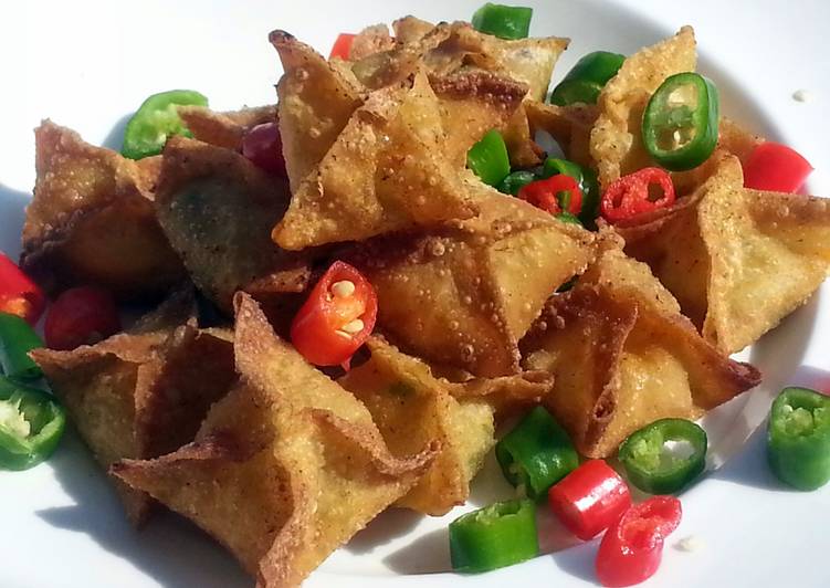 Steps to Make Speedy Crab Rangoon / Easy Appetizer