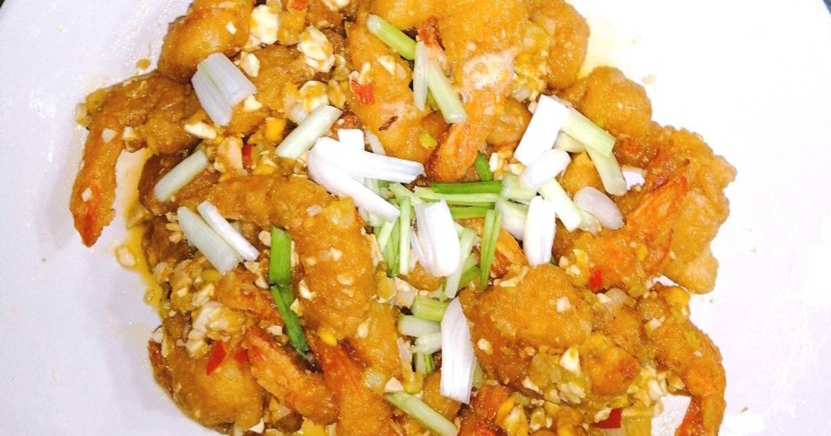 134 resep udang crispy telur asin enak dan sederhana Cookpad