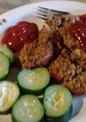A picture of Meatloaf (my way).