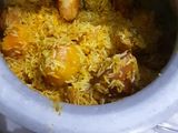 এগ চিকেন দম বিরিয়ানি (egg chicken dum biriyani recipe in Bengali)