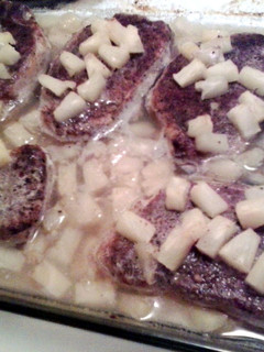 A picture of Pineapple Cinnamon Pork Chops.