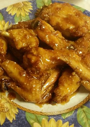 A picture of Vietnamese inspired Chicken Wings.