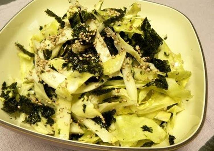 Dramatically Improve The Way You Microwaved Cabbage with Sesame Salt