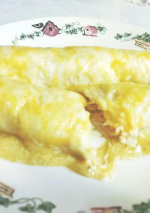 A picture of Easy Cheesy Chicken Enchiladas.