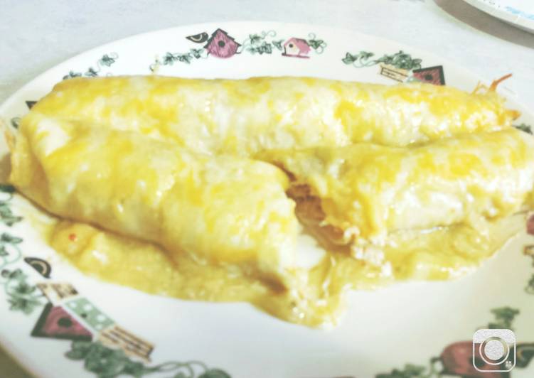 Recipe of Homemade Easy Cheesy Chicken Enchiladas