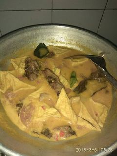 Foto resep Mangut panggang tahu