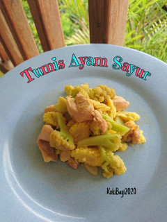 Foto resep MPASI, Tumis Ayam Sayur