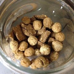 A picture of Oil-free Macrobiotic Kinako Cookies.