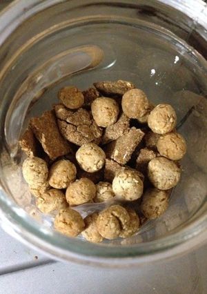 A picture of Oil-free Macrobiotic Kinako Cookies.