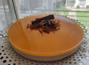 Una foto de Cheesecake de mango 🥭