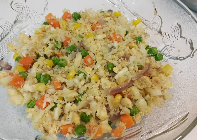 Recipe of Award-winning Cauliflower Fried Rice- Chinese Style