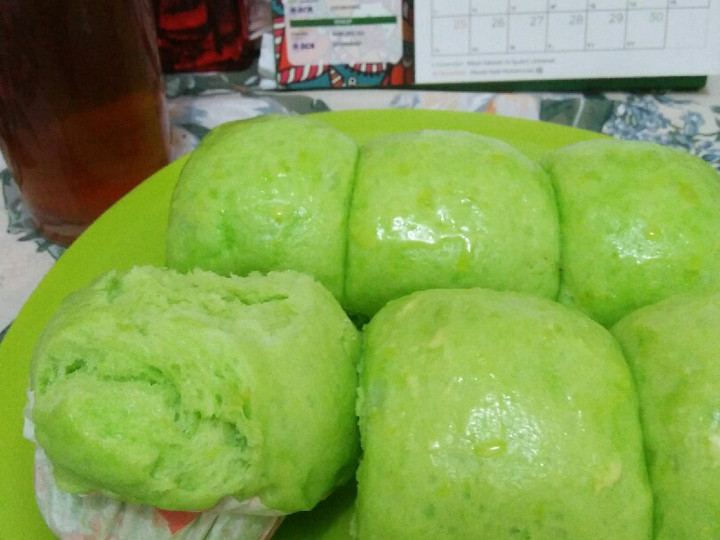 Resep: Roti kukus kentang pandan Yang Sederhana