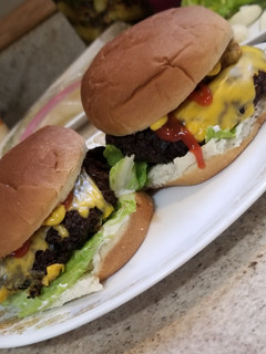 A picture of Vegan Black Bean Burgers 🍔.