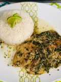 Filete de pescado al ajillo