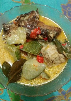 Foto resep Sayur mangut dgn ketimun dan tempe