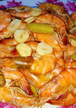 รูปของ กุ้งอบน้ำมันงา