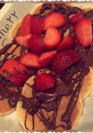 صورة لوصفة بان كيك 🍥