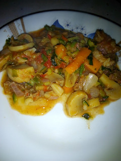 A picture of Beef with mushroom stew #AuthorMarathon #festiveContestNaivasha.