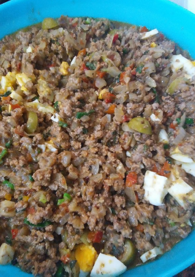 Una foto de Relleno para empanadas de carne picada