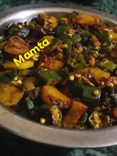 भिंडी आलू की सब्जी (bhindi aloo ki sabzi recipe in Hindi) रेसिपी मुख्य फोटो