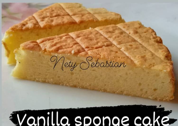 Vanilla sponge cake