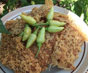 Masakan Populer Tempe goreng Kremes Enak Sempurna