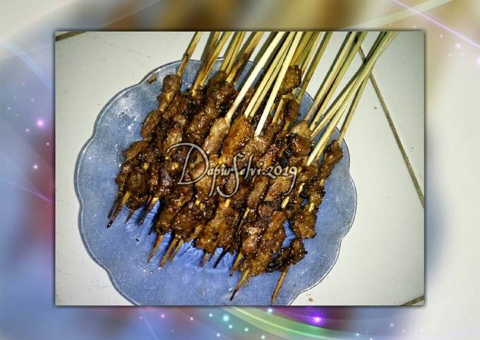 Resep Sate Daging Sapi 🍢🍡 Anti Gagal