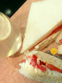 Foto resep Egg Salad Tomato Sandwich / Roti Lapis Isi Tomat dan Salad Telur