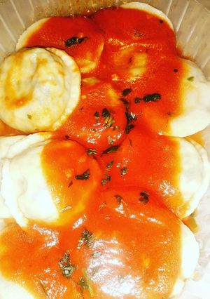Una foto de Sorrentinos de espinaca y ricota