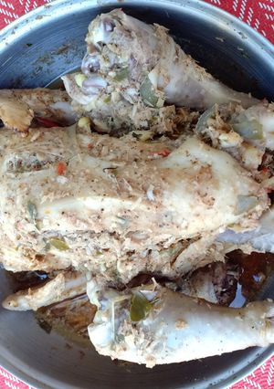 รูปของ ไก่นึ่งทรงเครื่องอร่อยเหาะ