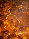 Vegetarian Dinner with Quorn and Kidney Beans 